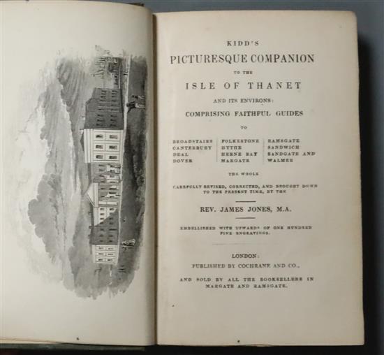 THANET: Kidd, William - Kidds Picturesque Companion to the Isle of Thanet ... carefully revised by Rev. James Jones,